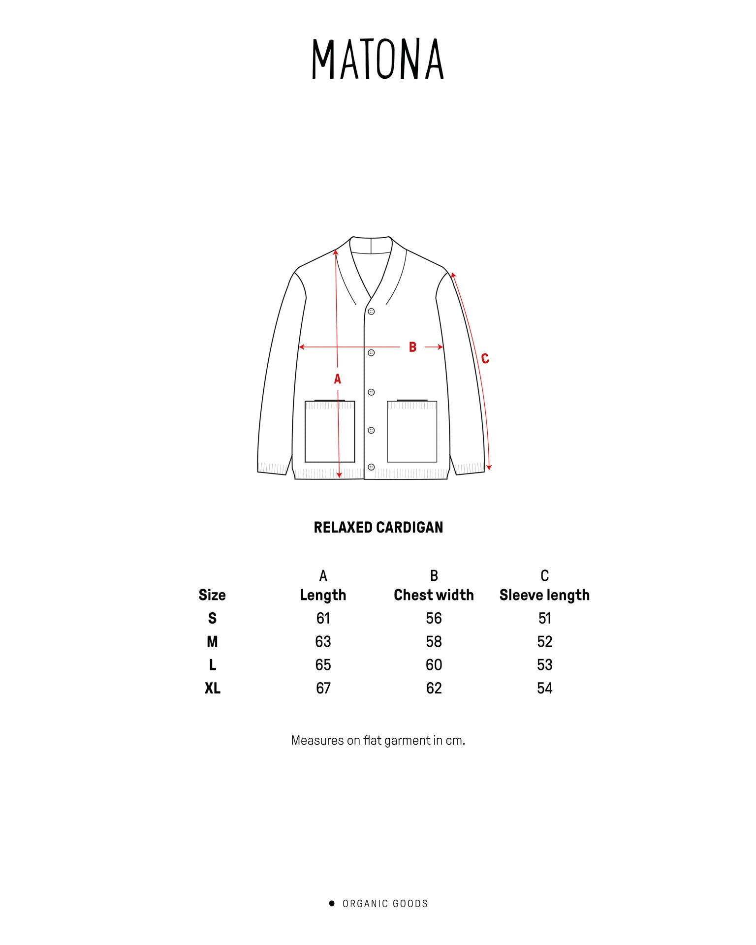 Relaxed Cardigan magma