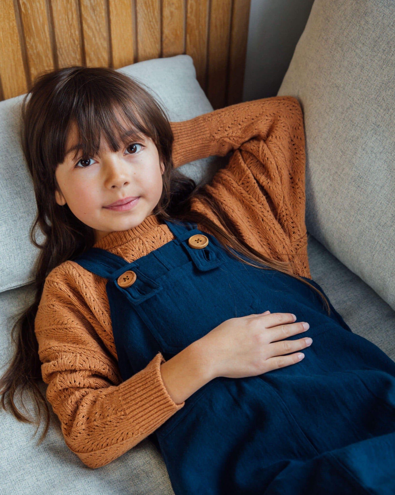 Retro Pinafore Dress nightfall