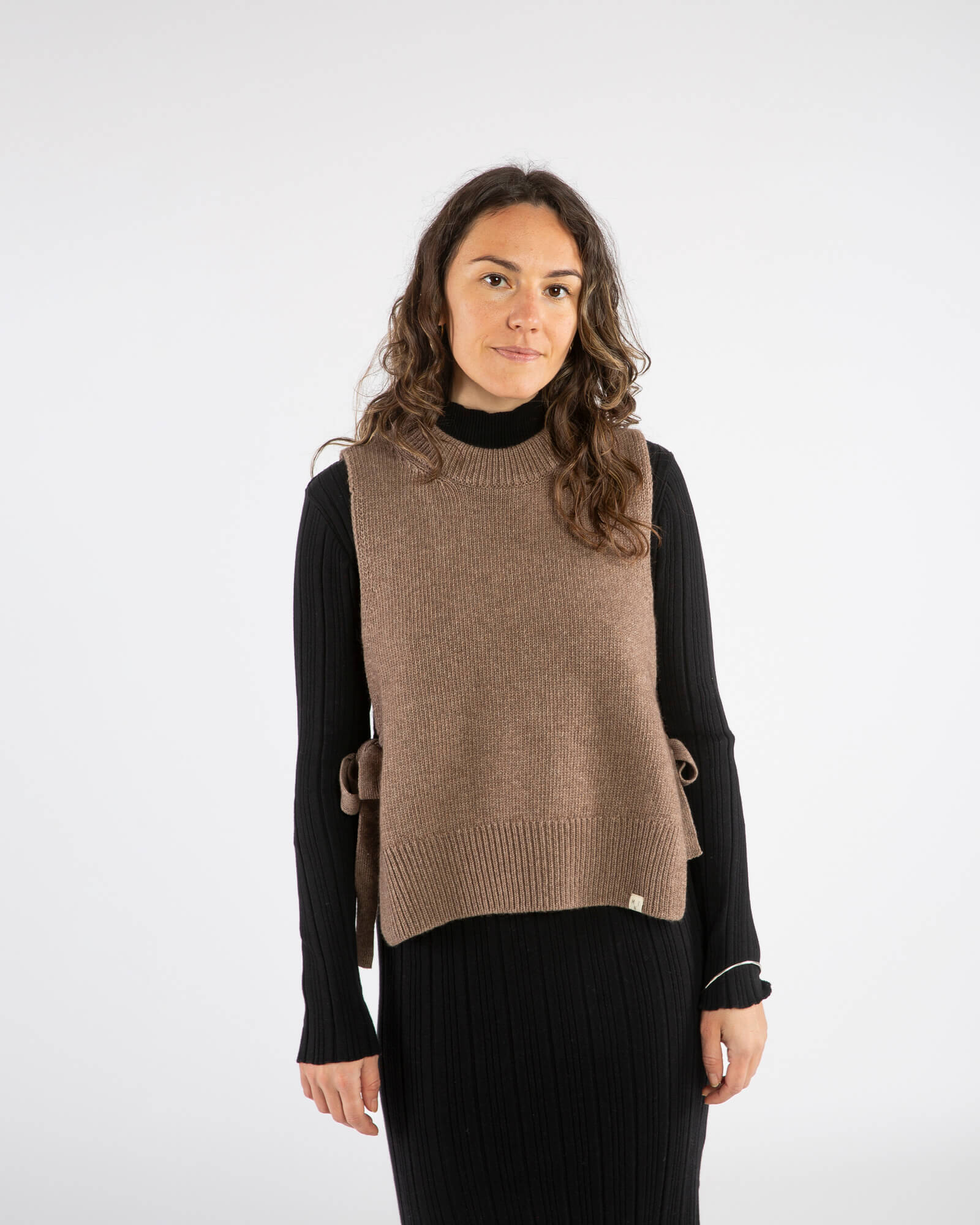 Apron Vest sepia