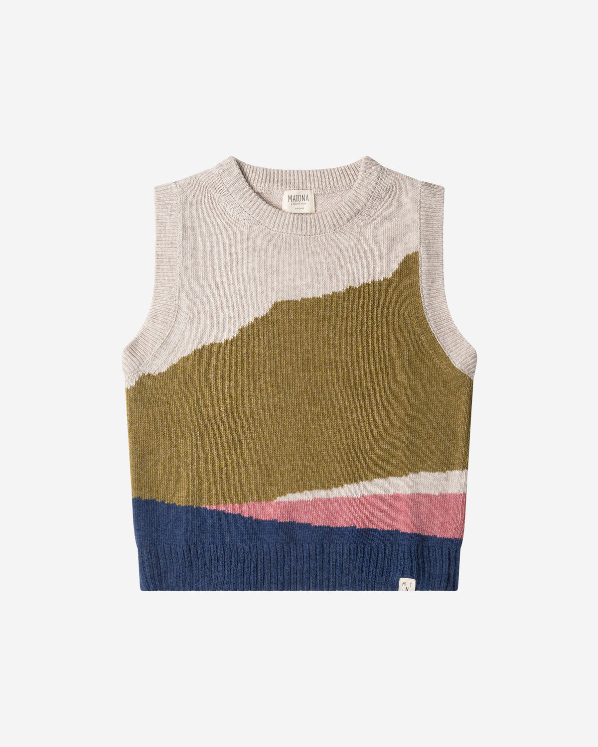 Wool Tank horizon multicolor