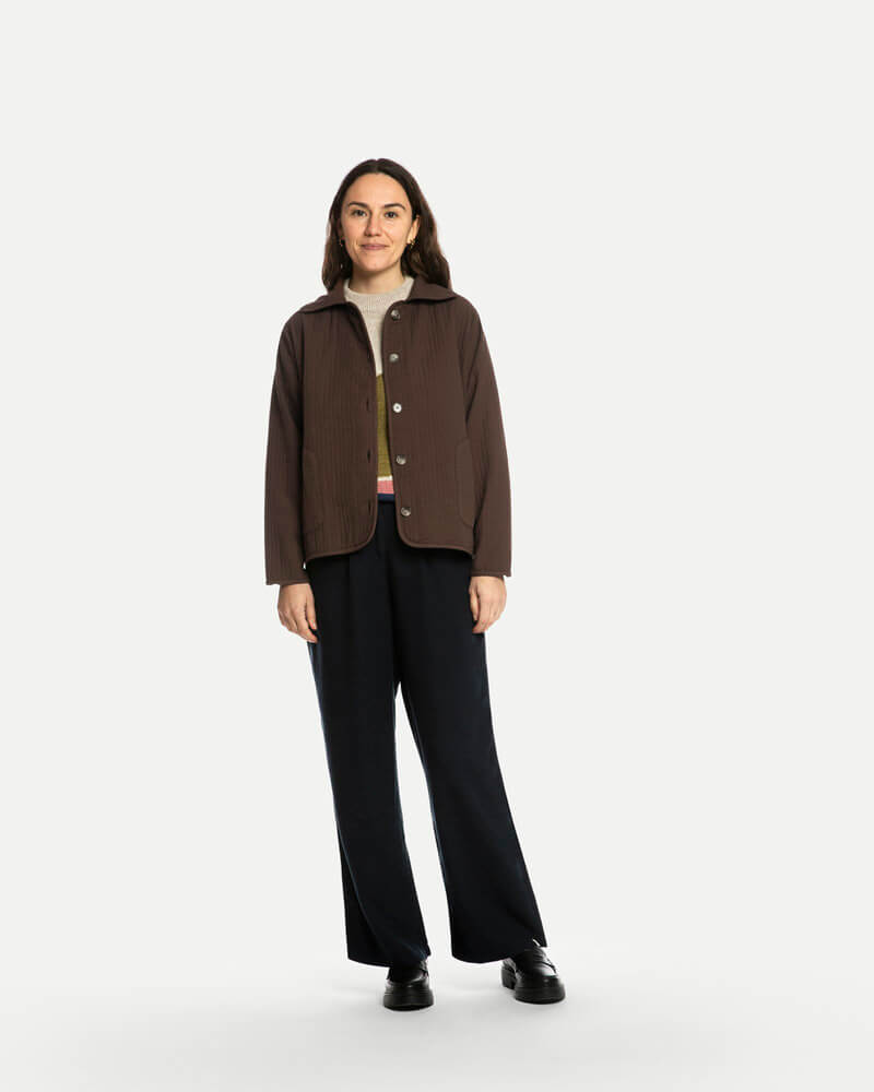 Quilted Jacket fudge
