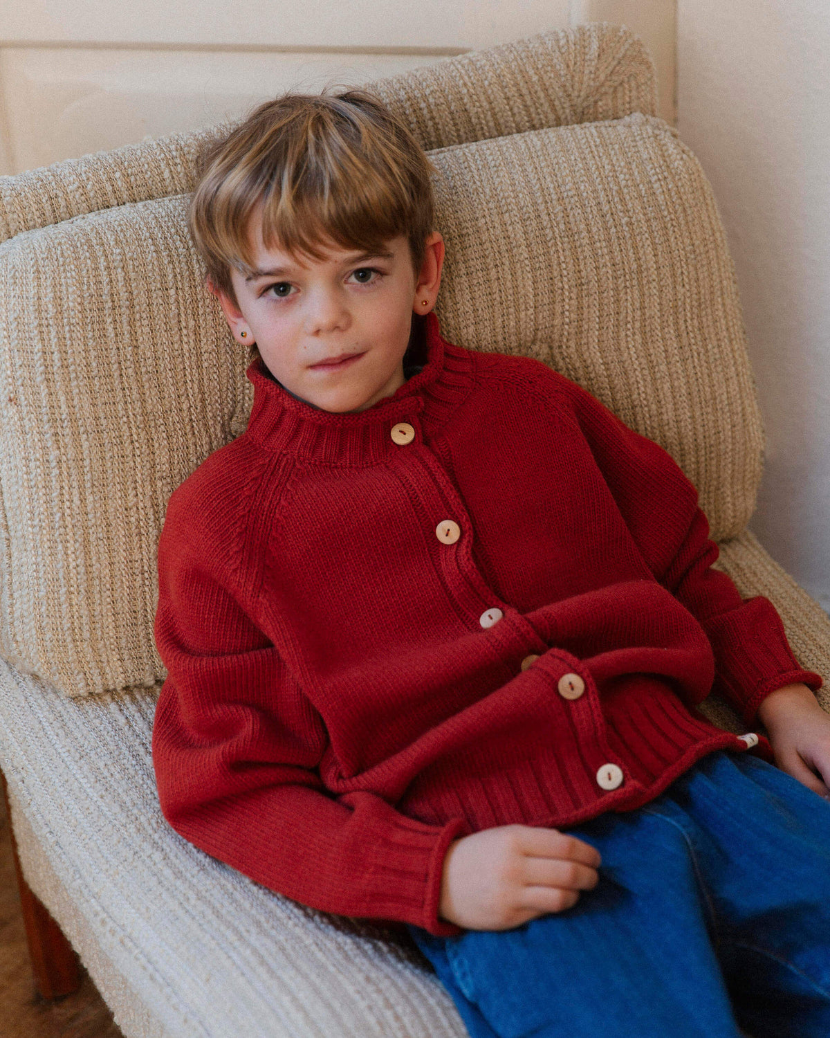 Snug Cardigan cranberry