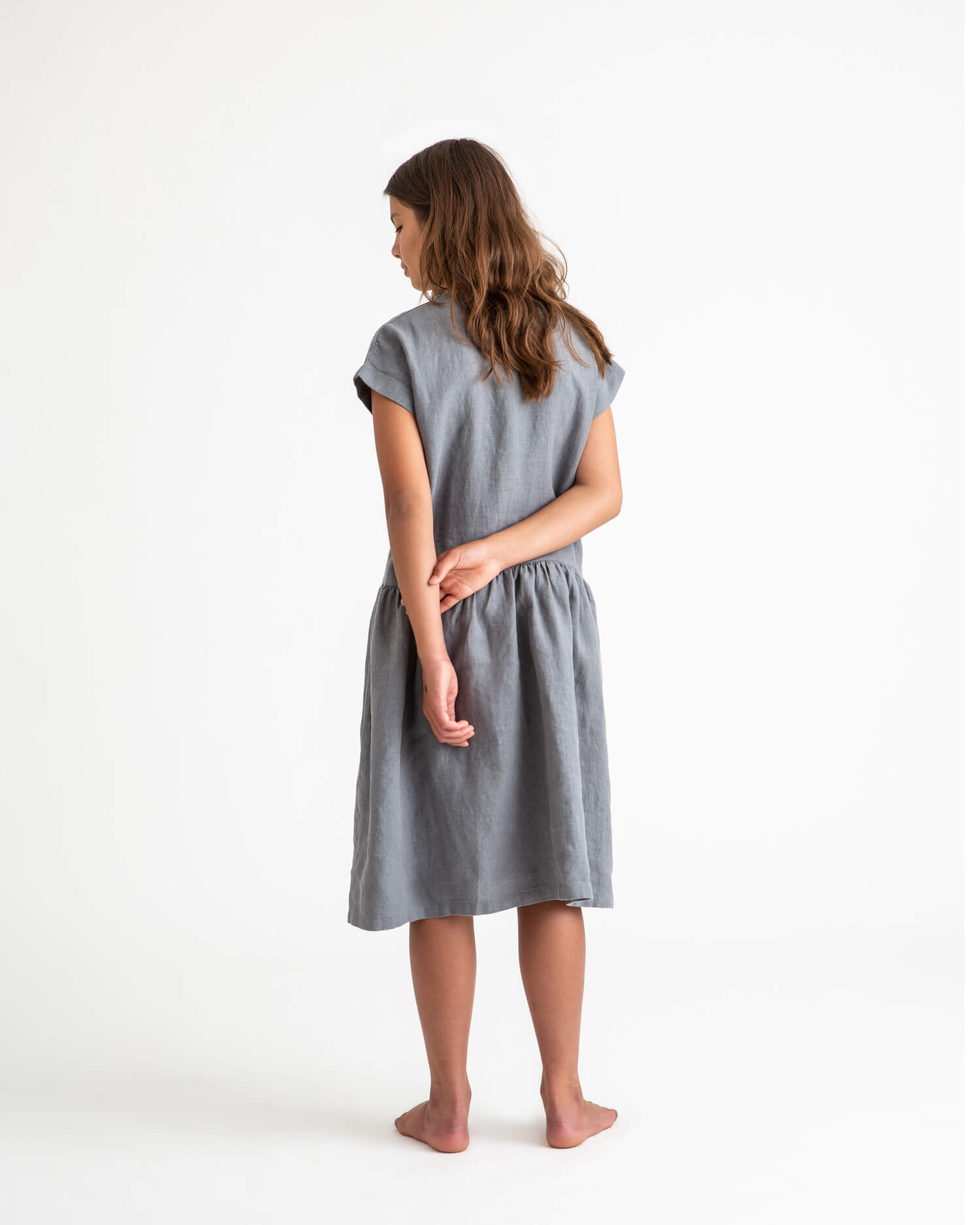 Simple Dress storm blue