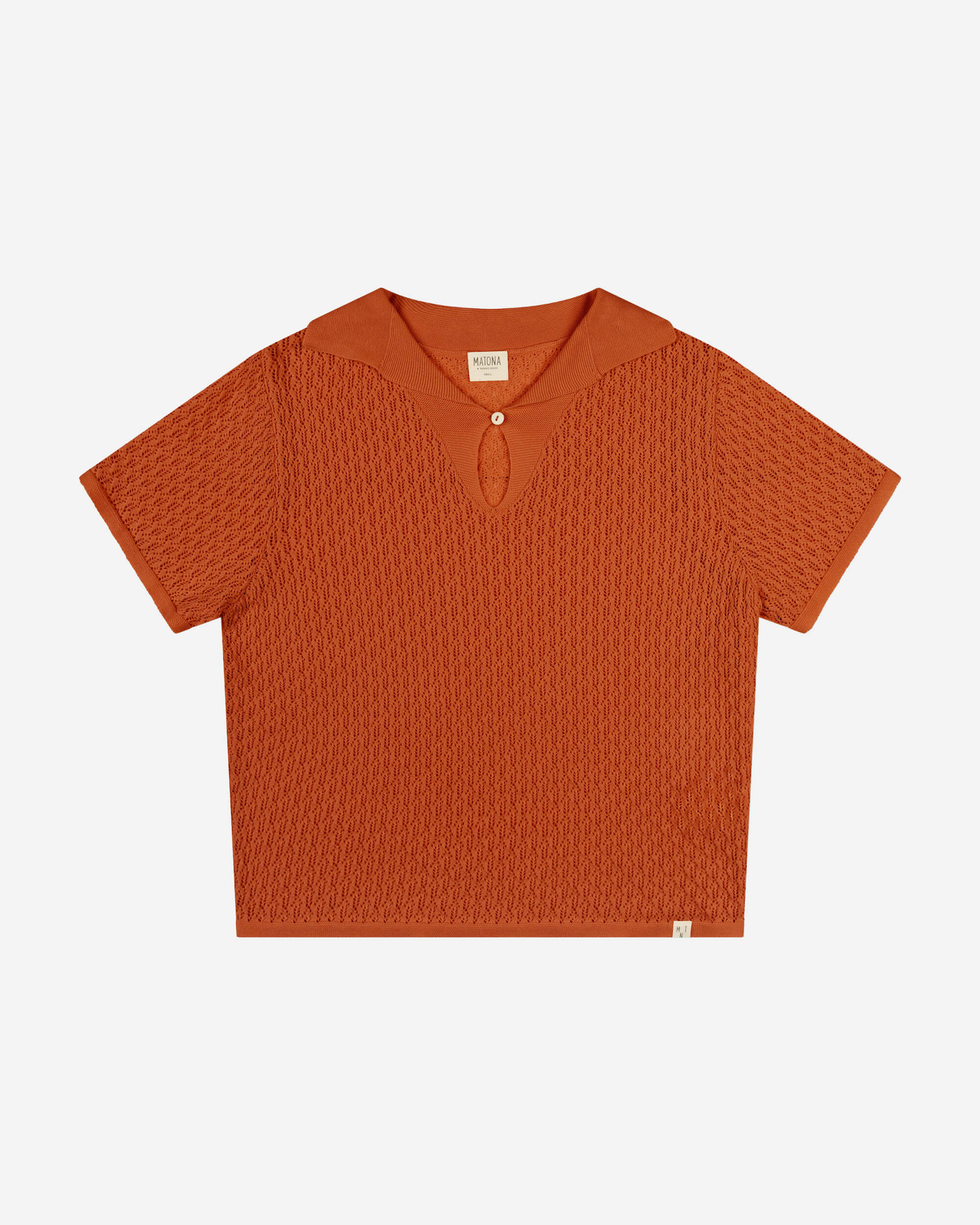 Pointelle Blouse copper