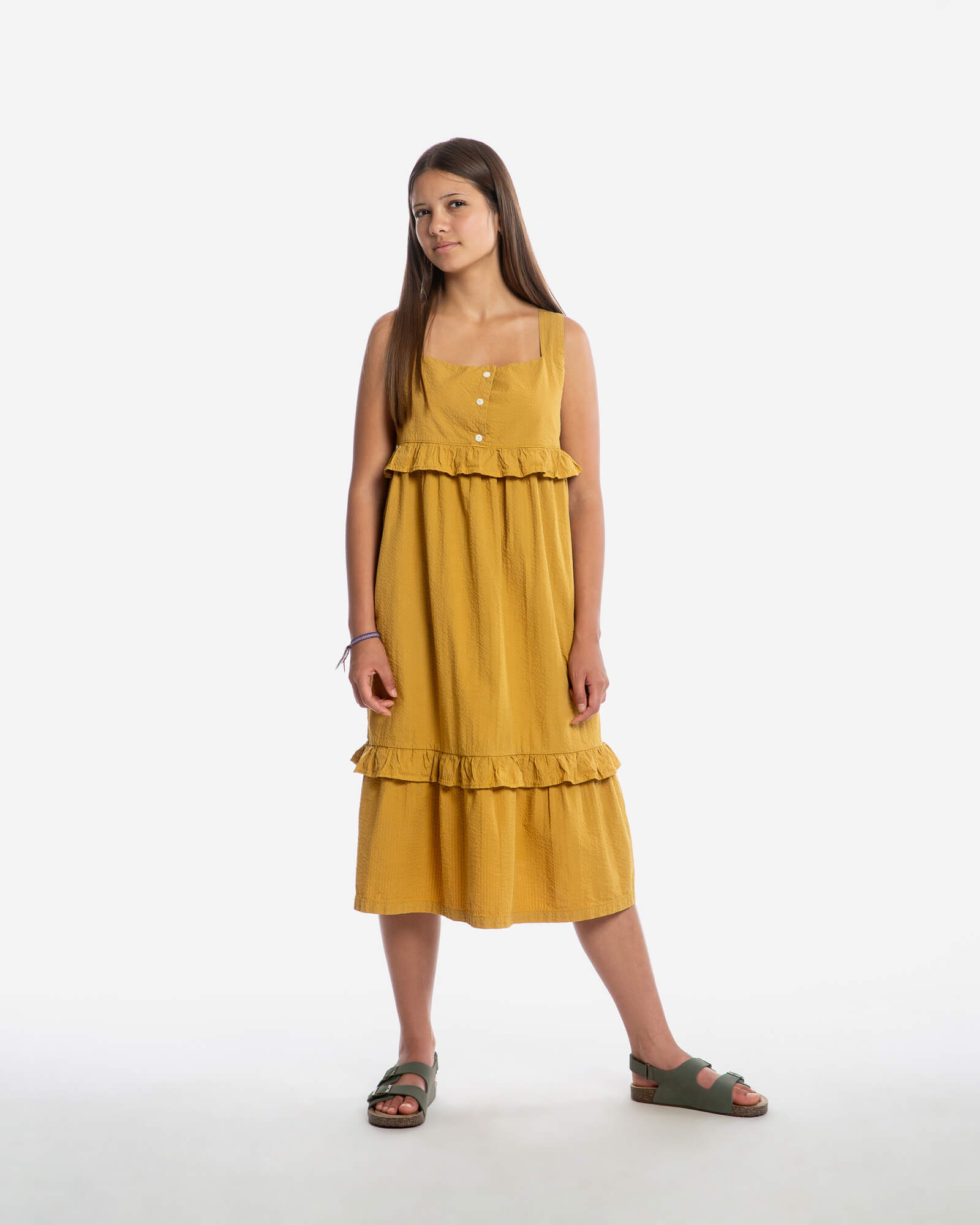 Frill Dress honey