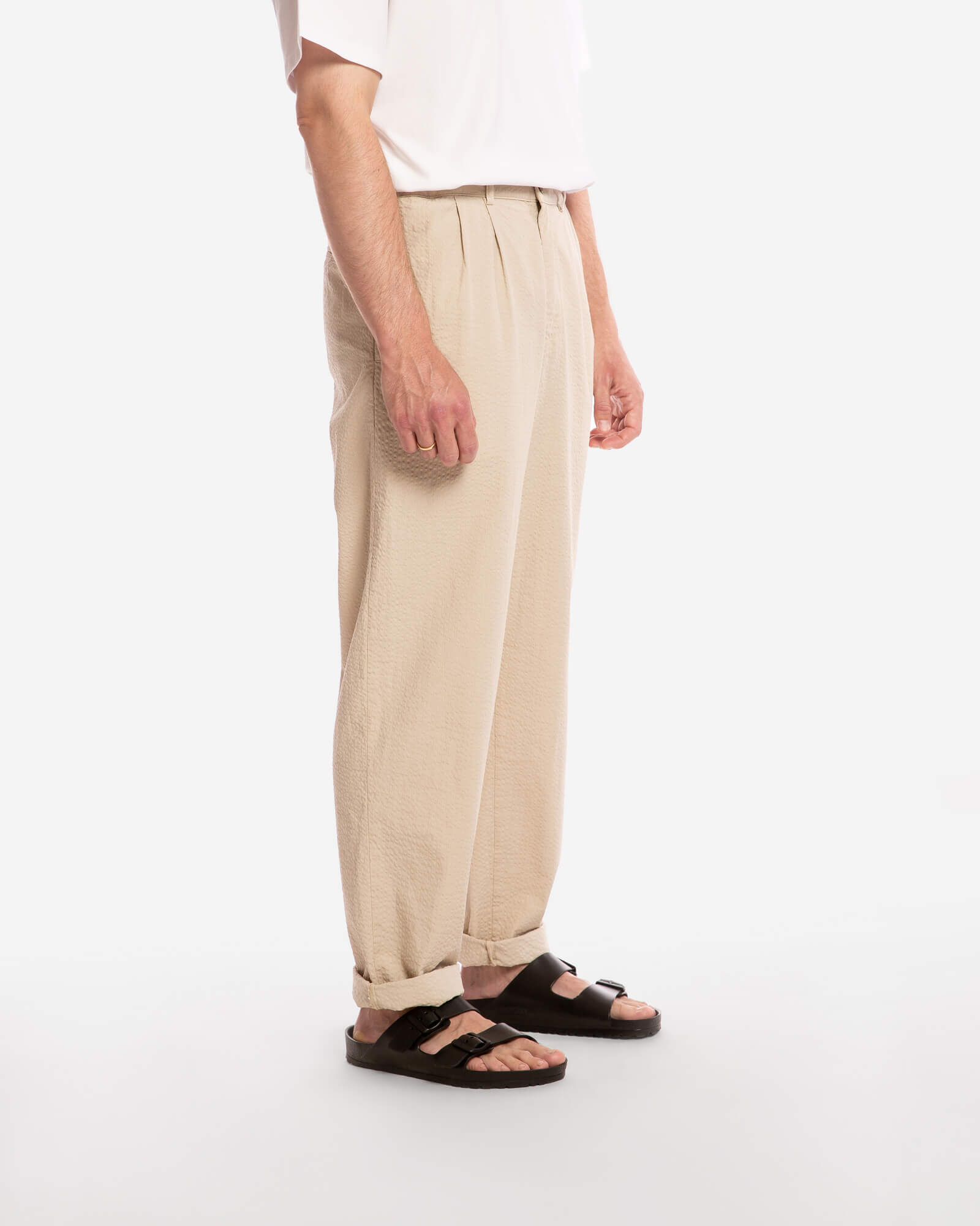 Seersucker Pants sand