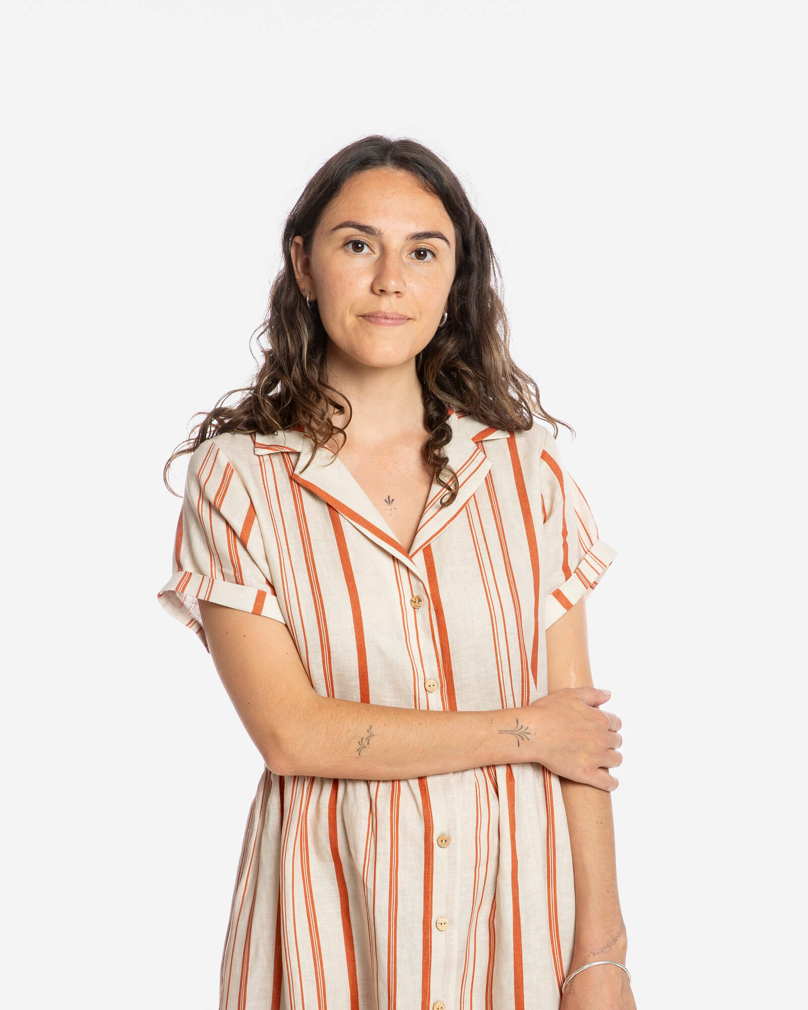Collared Dress striped