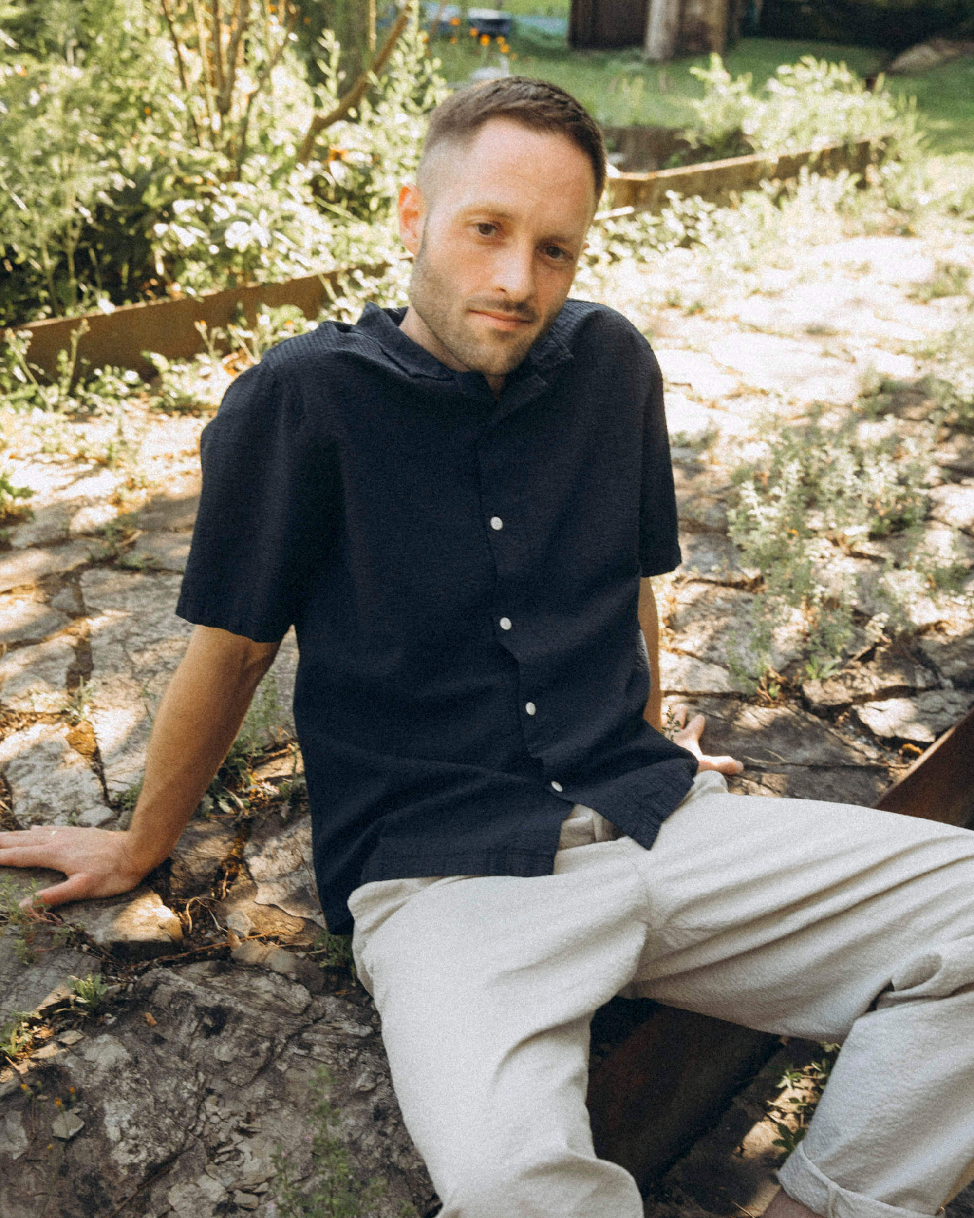 Bowling Shirt navy