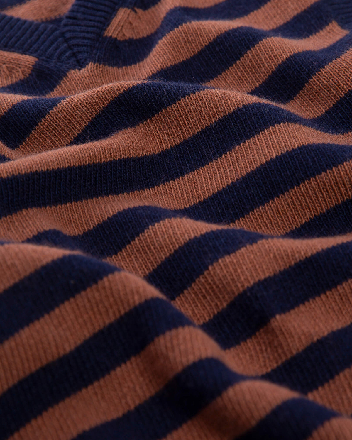 Wool Tank navy striped