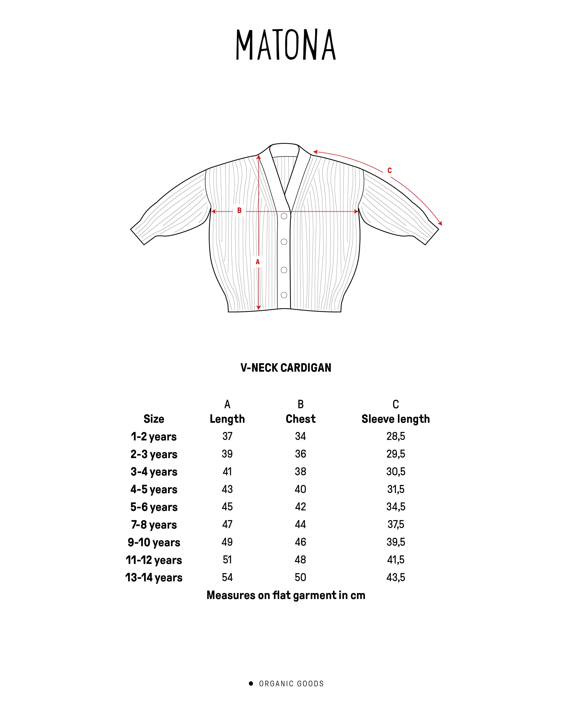 V-Neck Cardigan sepia