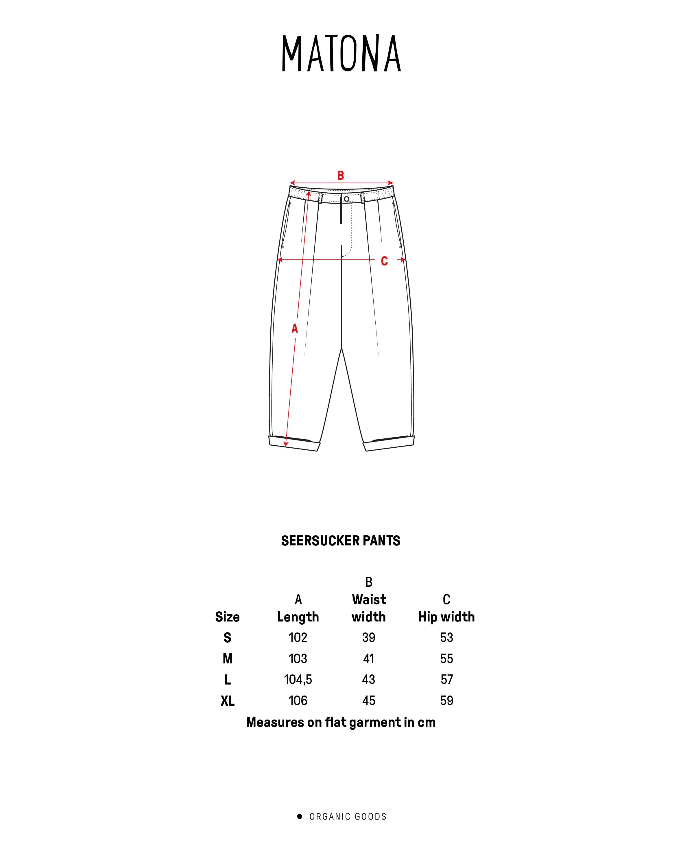 Seersucker Pants navy