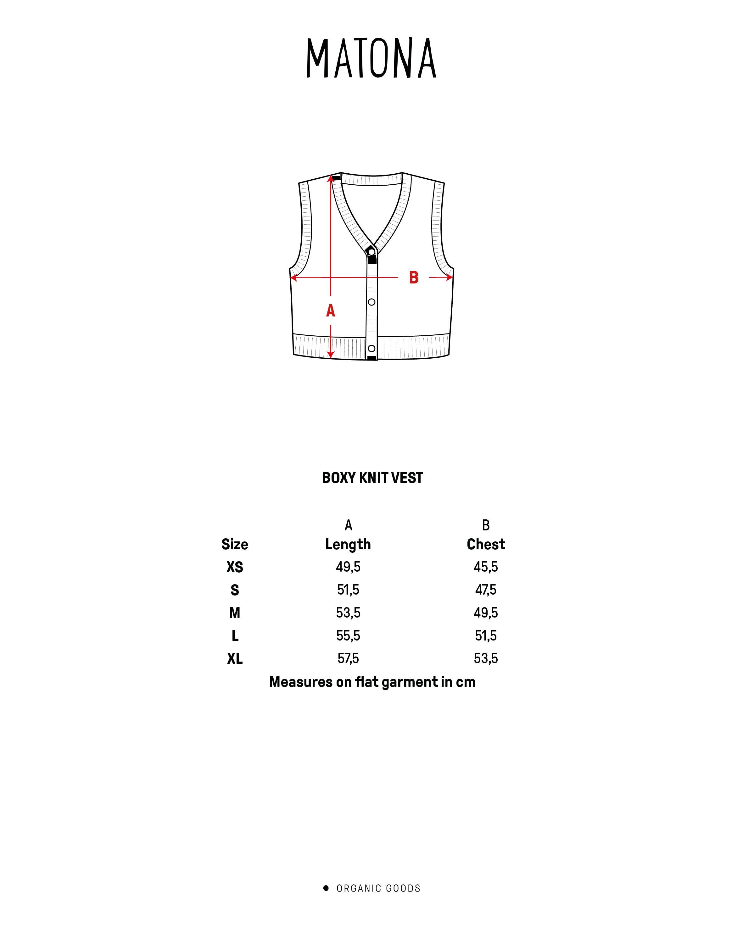 Boxy Knit Vest vanilla