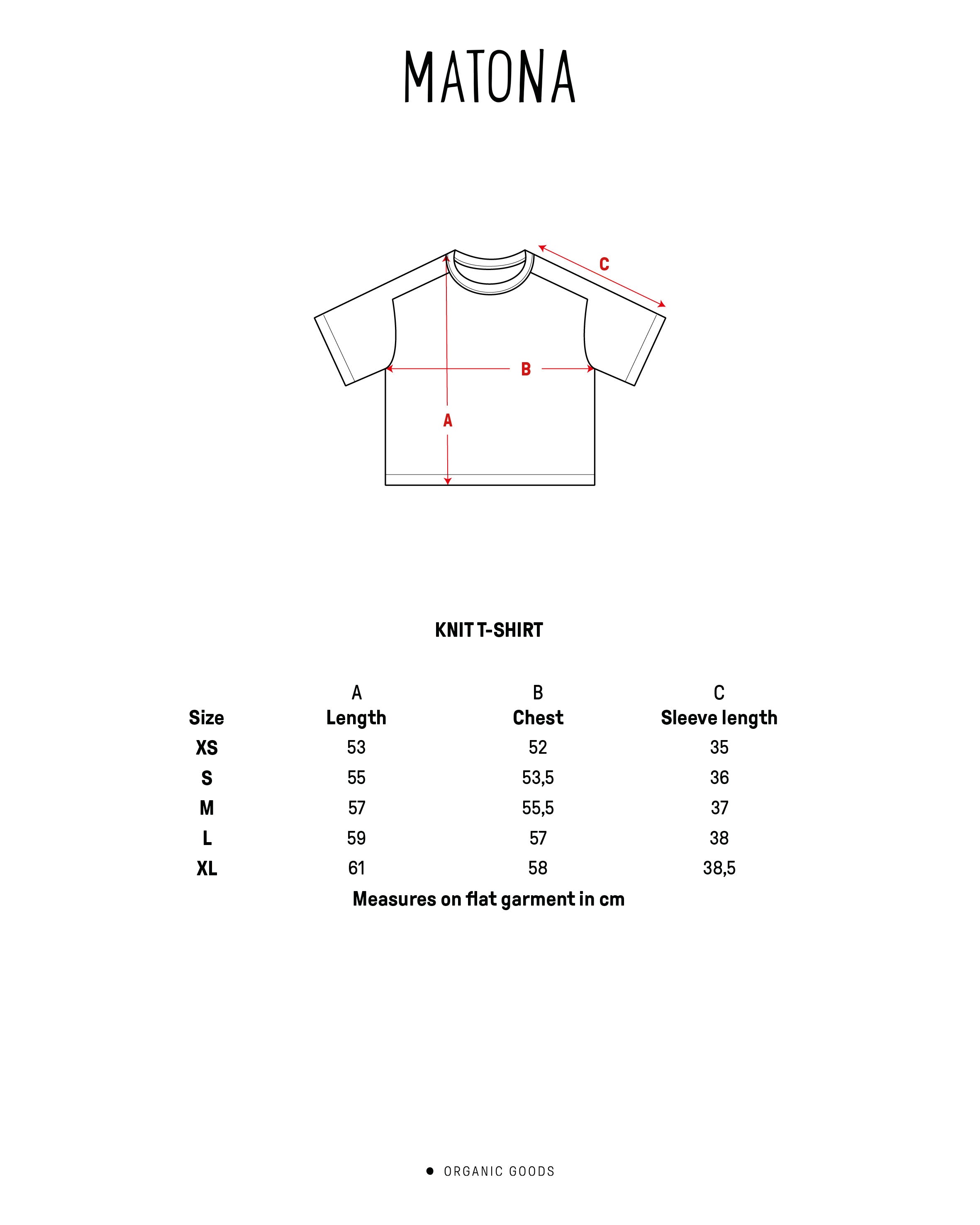 Knit T-Shirt bone