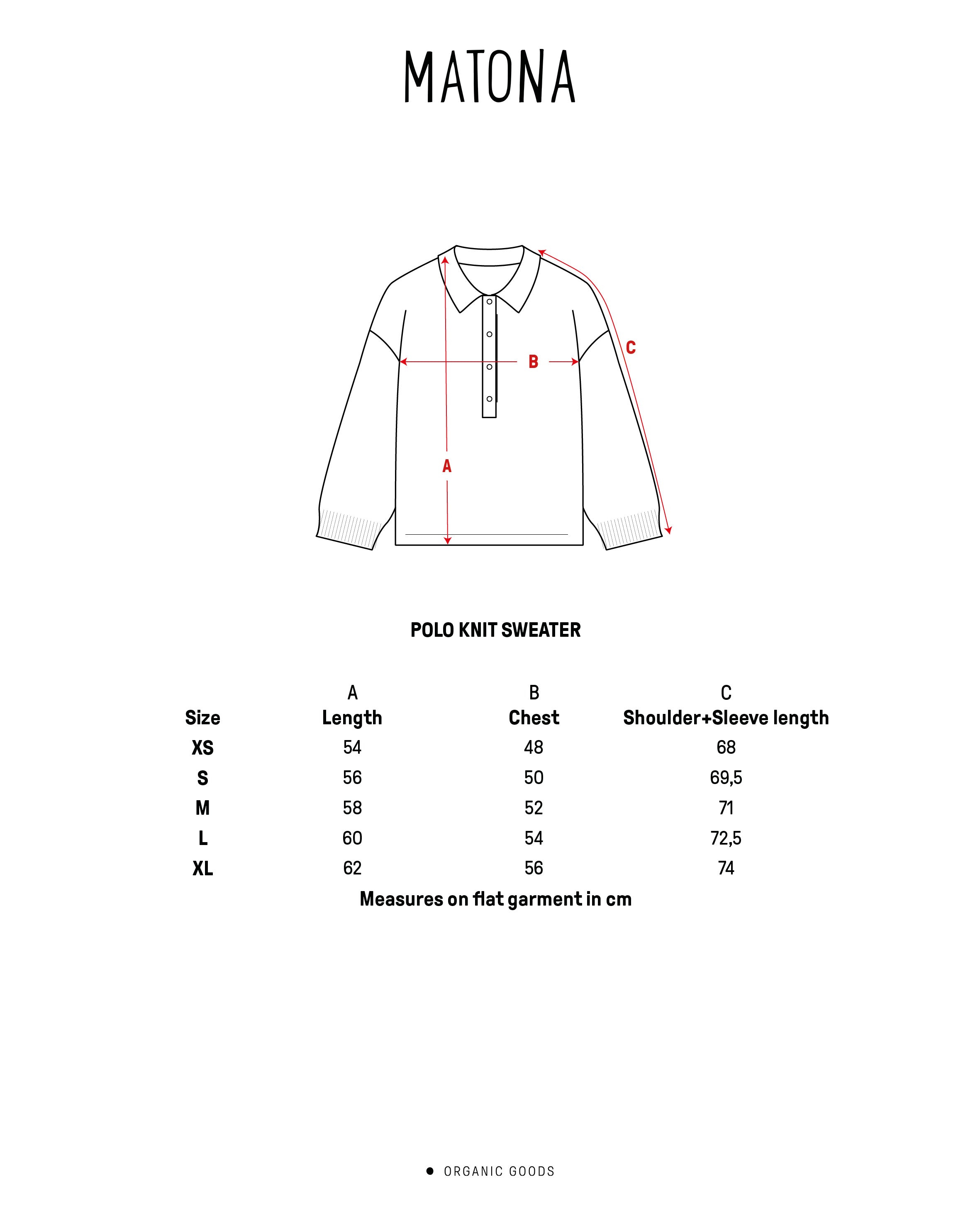 Polo Knit Sweater bone