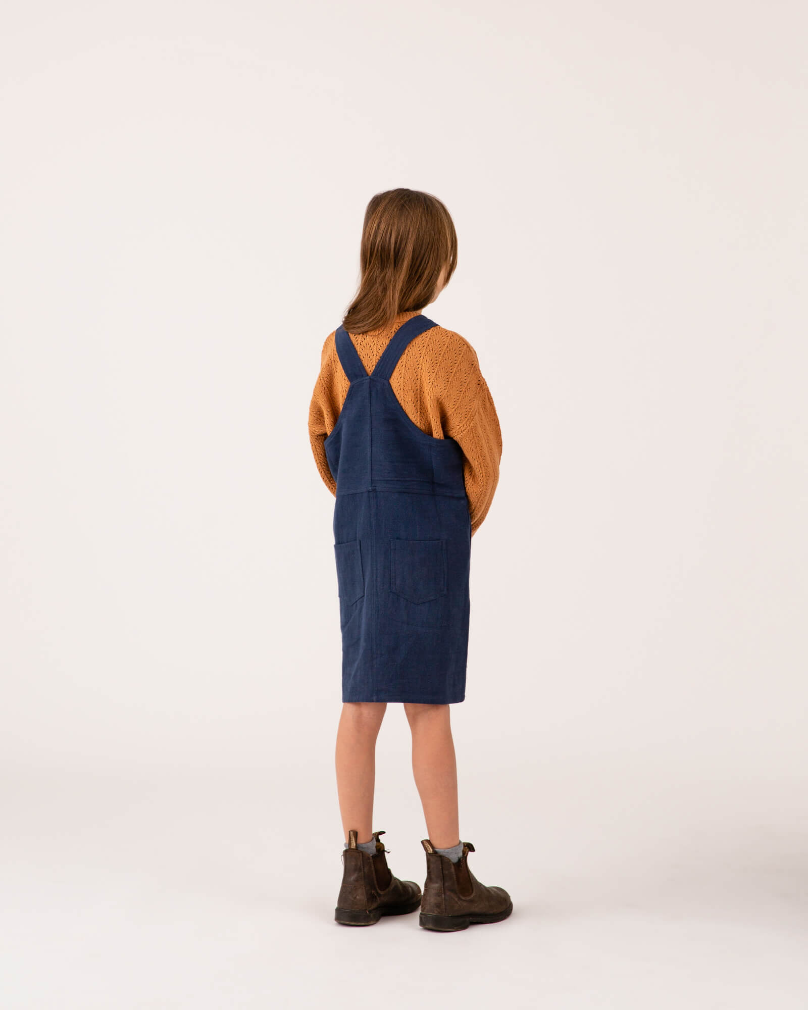 Retro Pinafore Dress nightfall