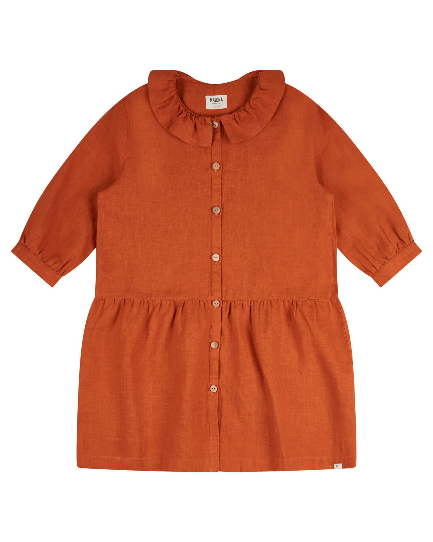 Frill Collar Dress squash