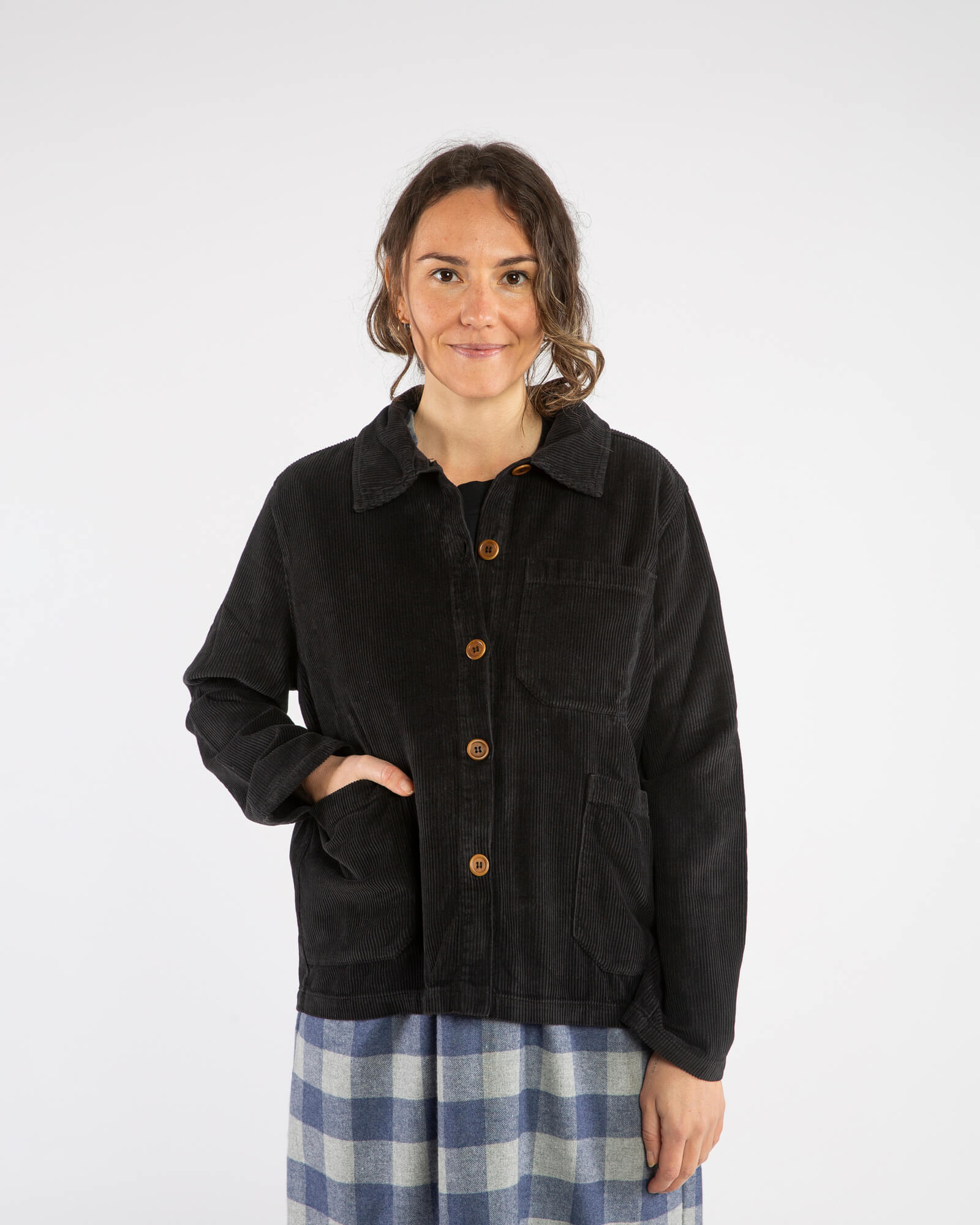Corduroy Classic Jacket black