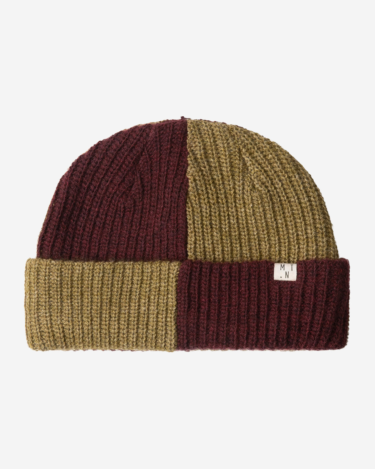 Fisherman Beanie pear - bordeaux
