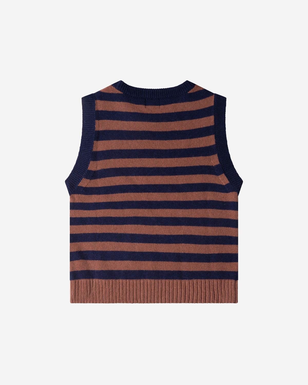 Wool Tank navy striped