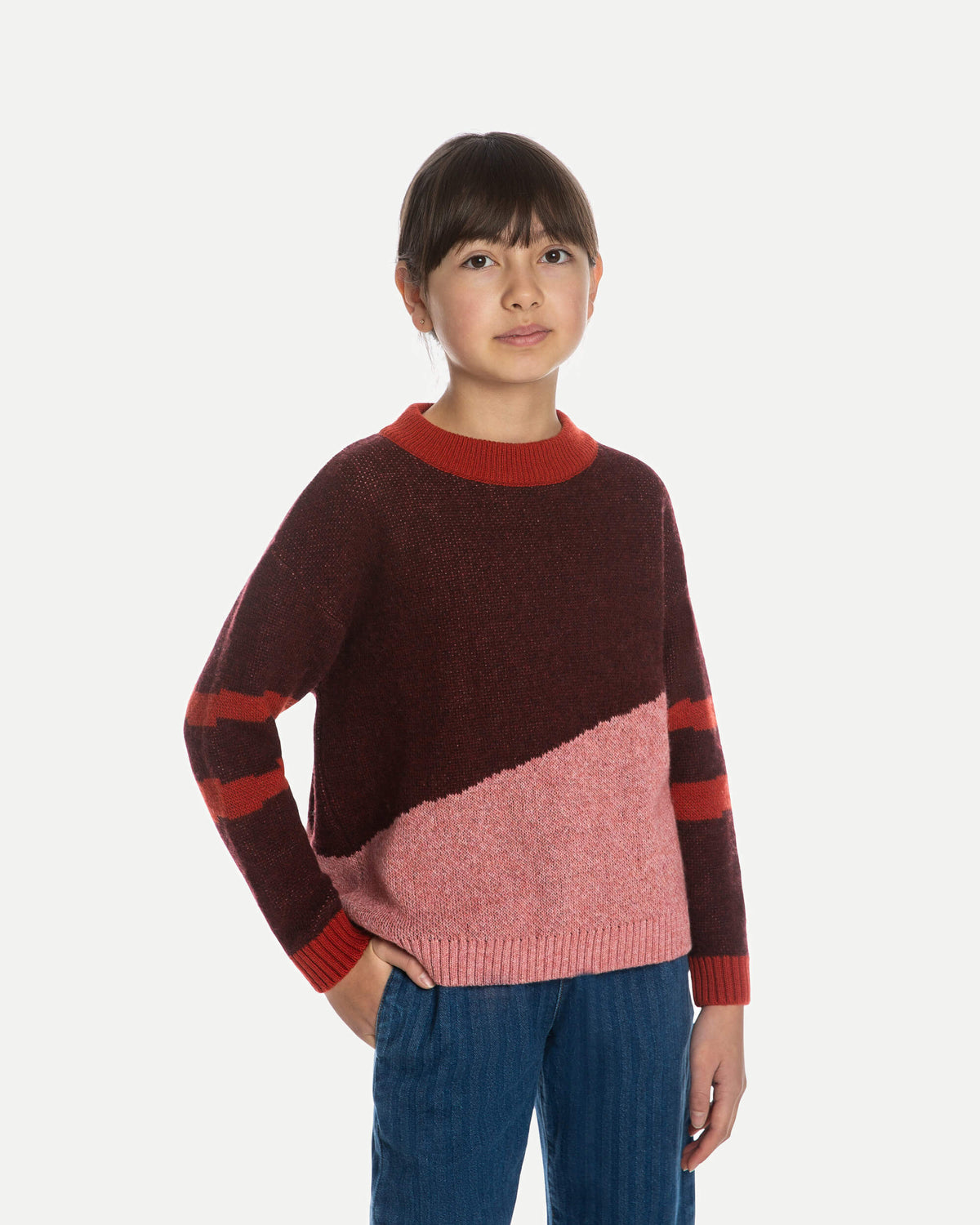 Easy Sweater rose multi