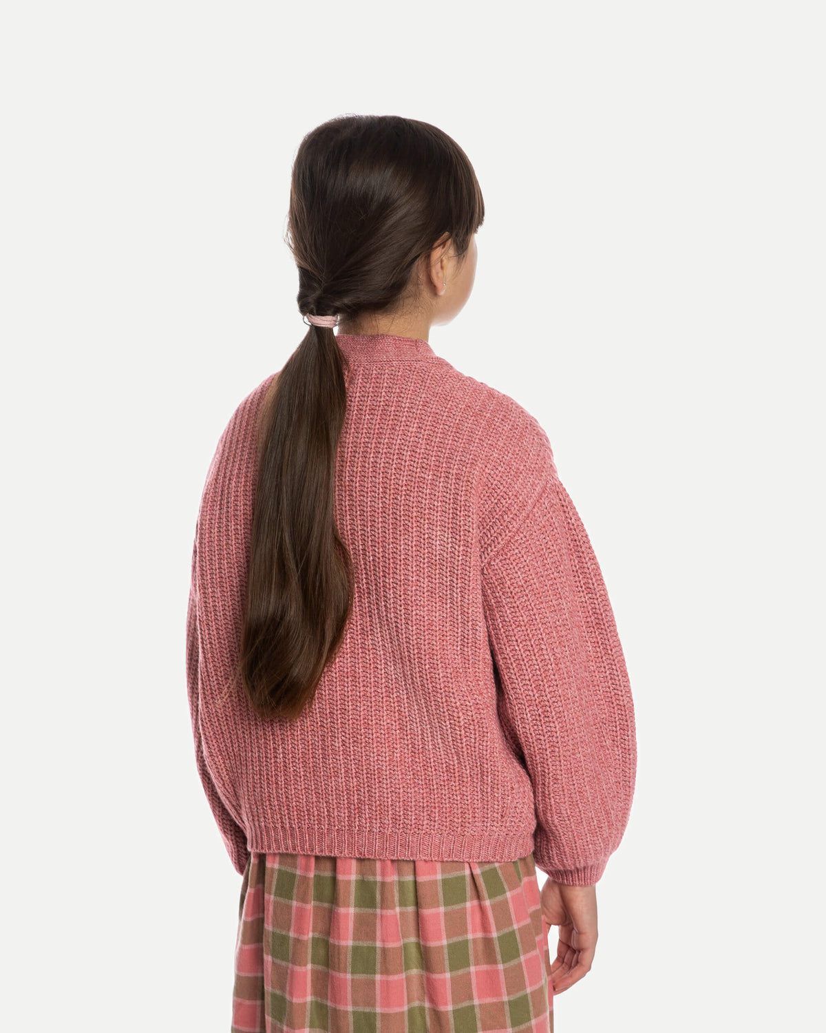 V-Neck Cardigan rose