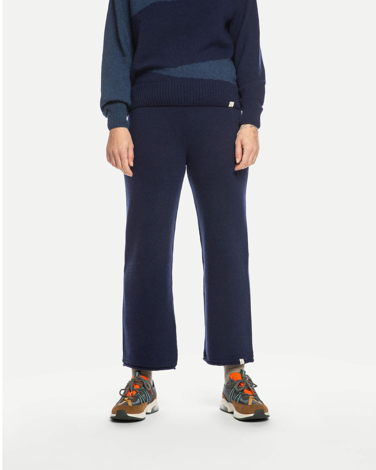 Knitted Culotte navy