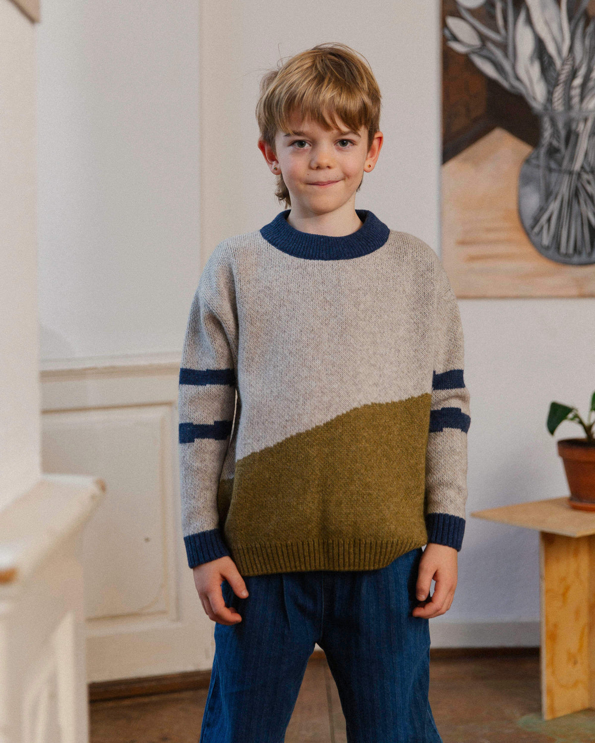Easy Sweater pear multi