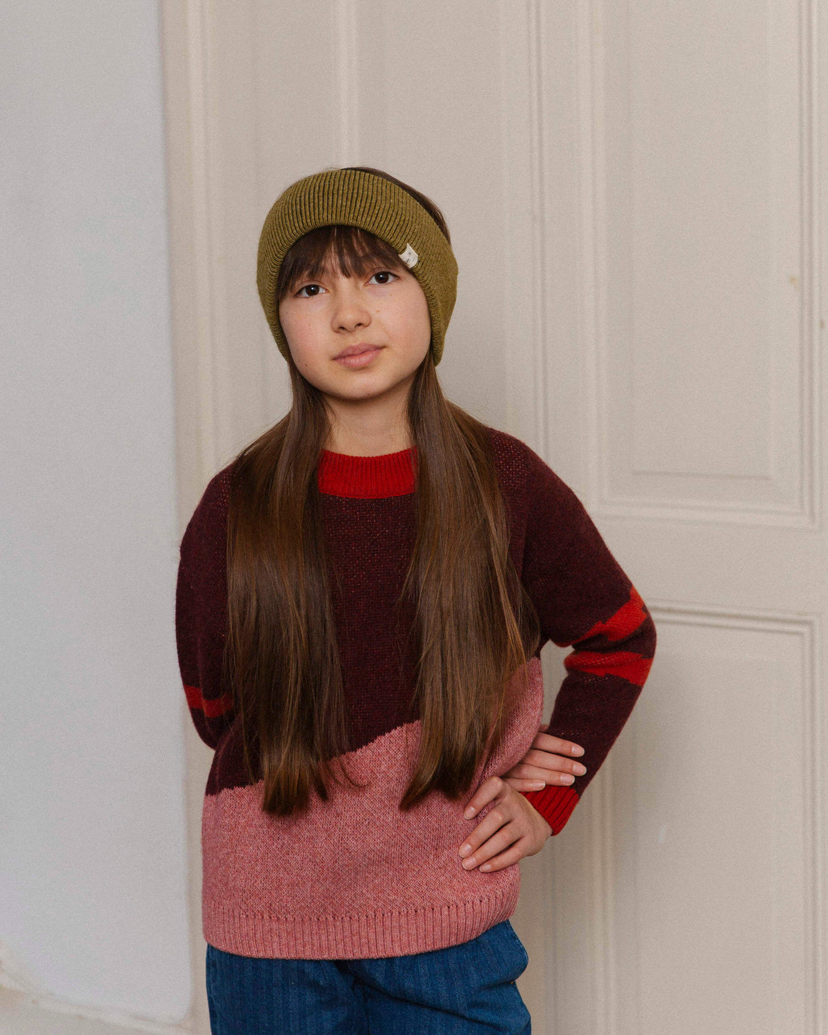 Knitted Headband pear