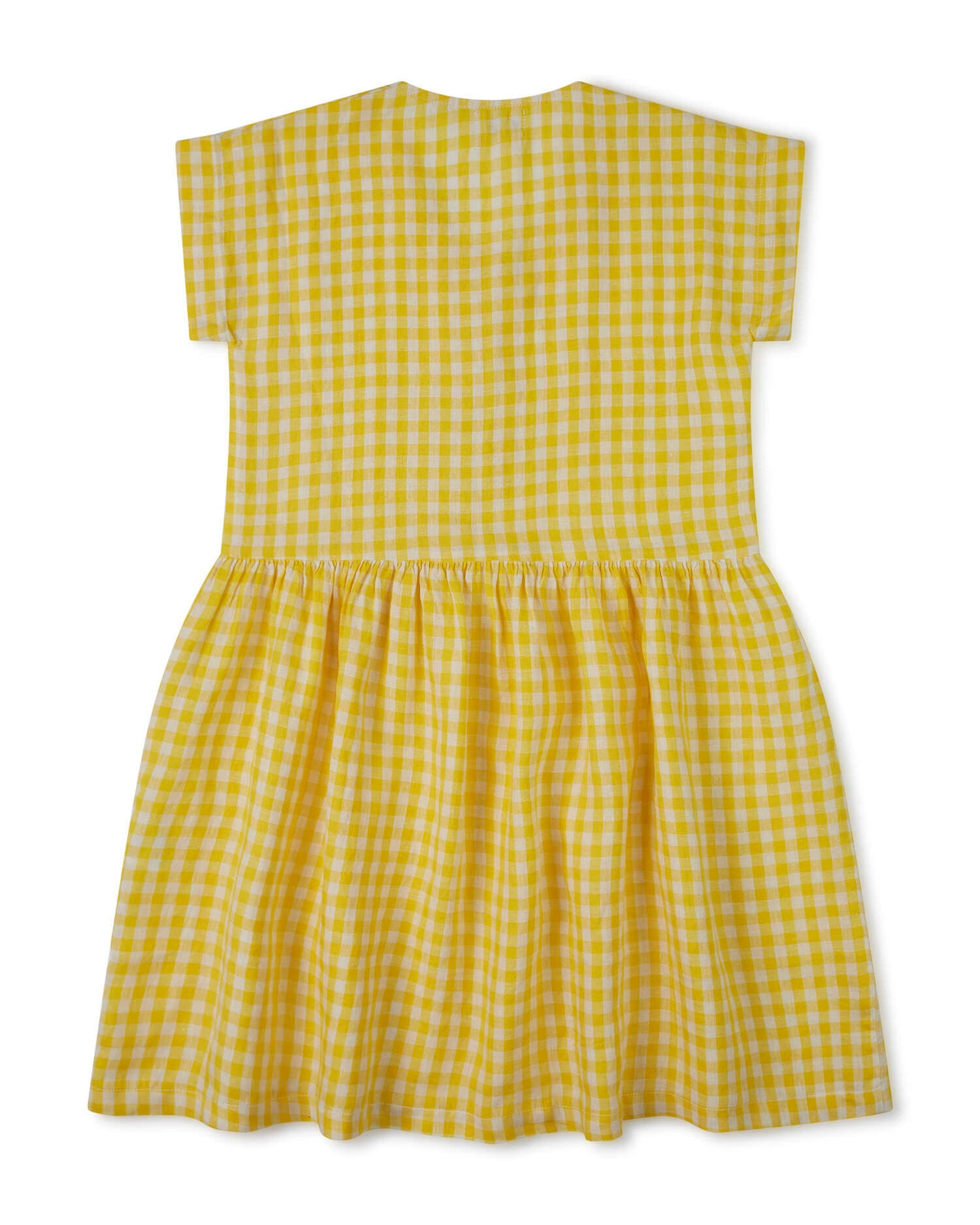 Simple Dress yellow gingham