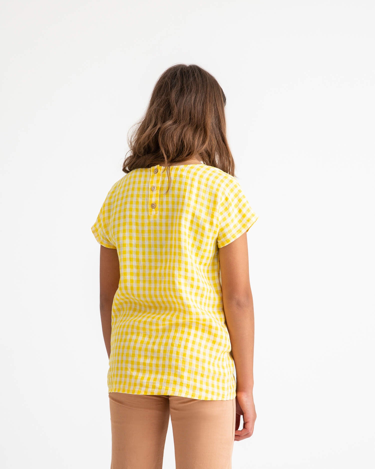 Easy T-Shirt yellow gingham