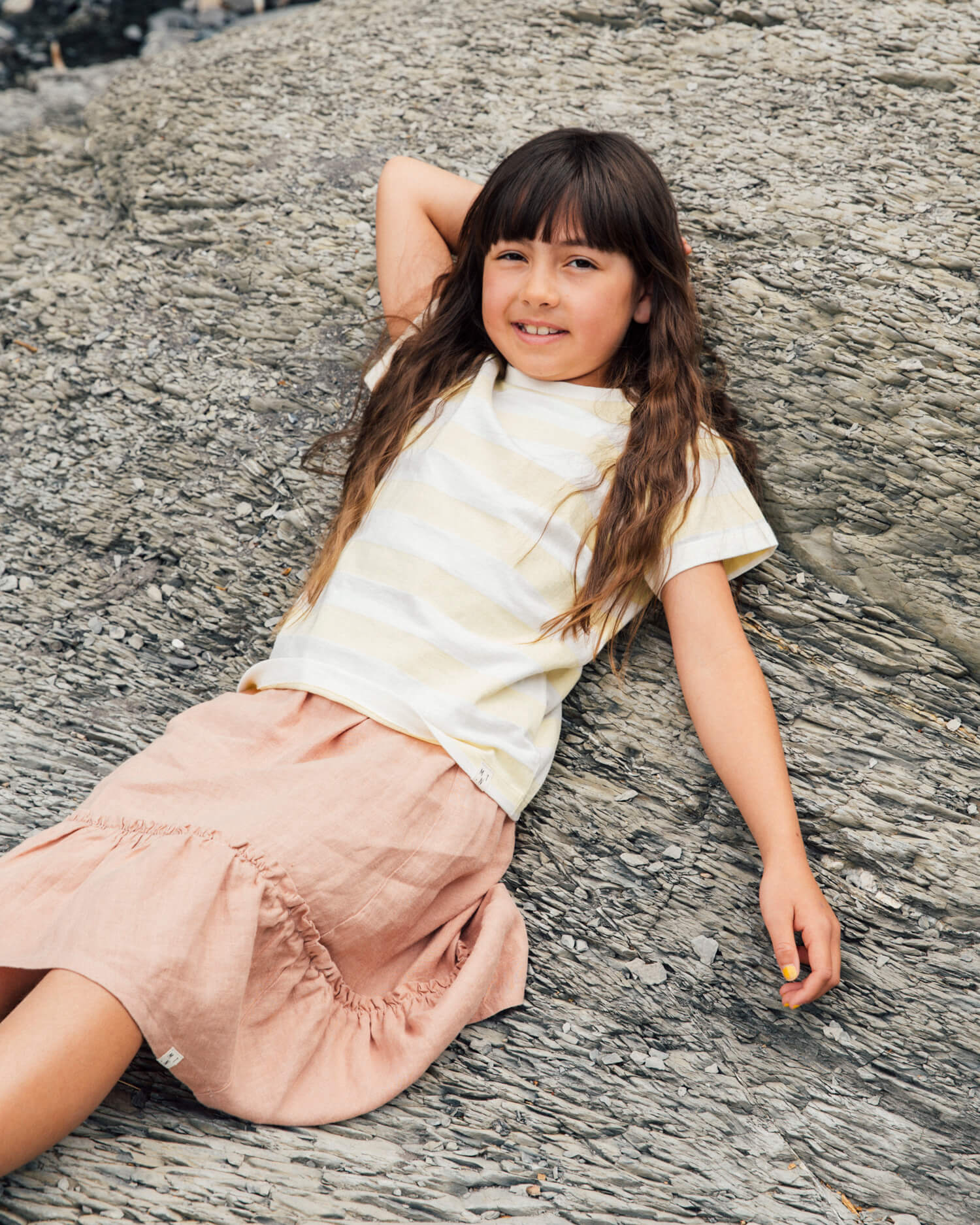 Ruffled Skirt rosewood
