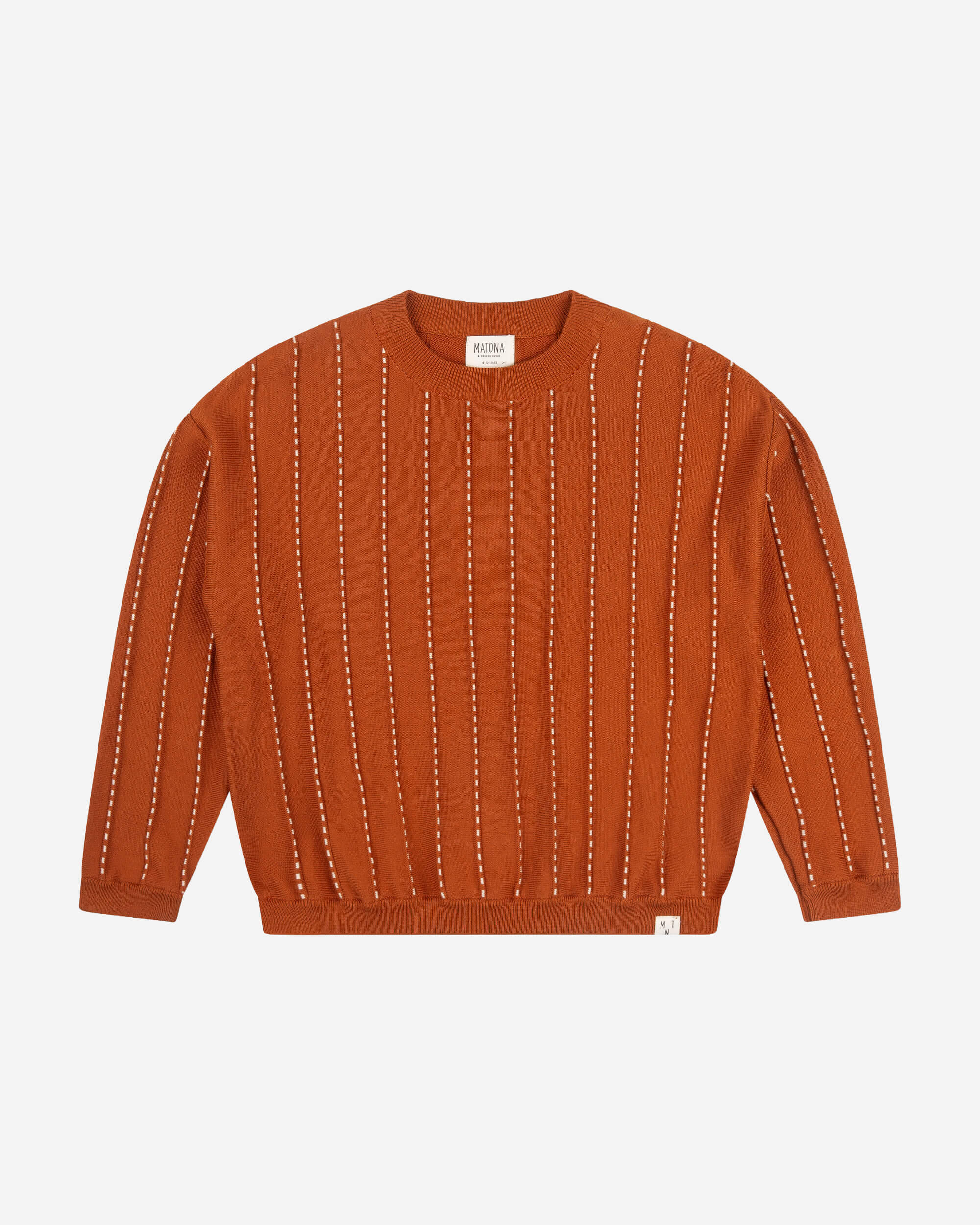 Striped Sweater copper