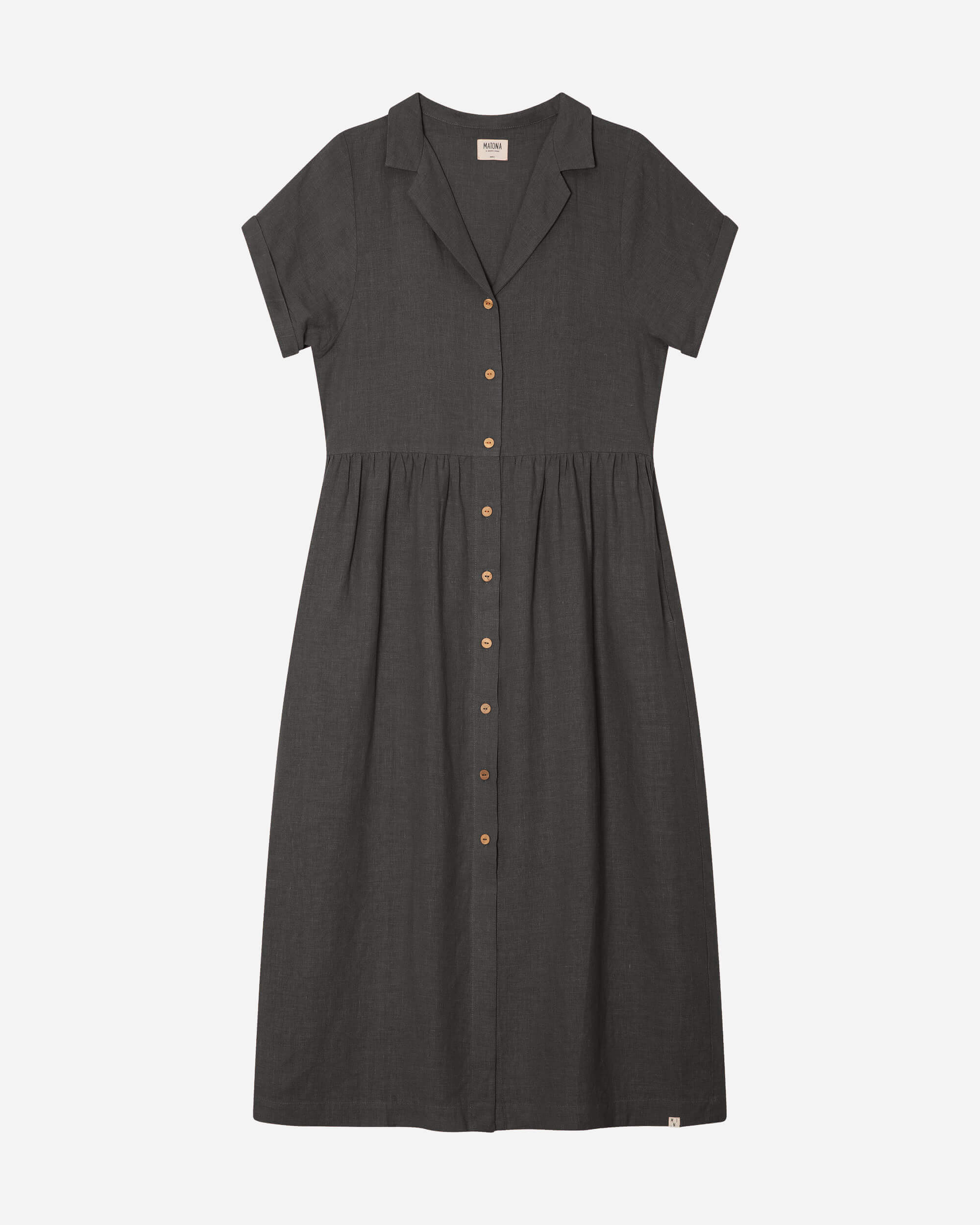 Collared Dress black