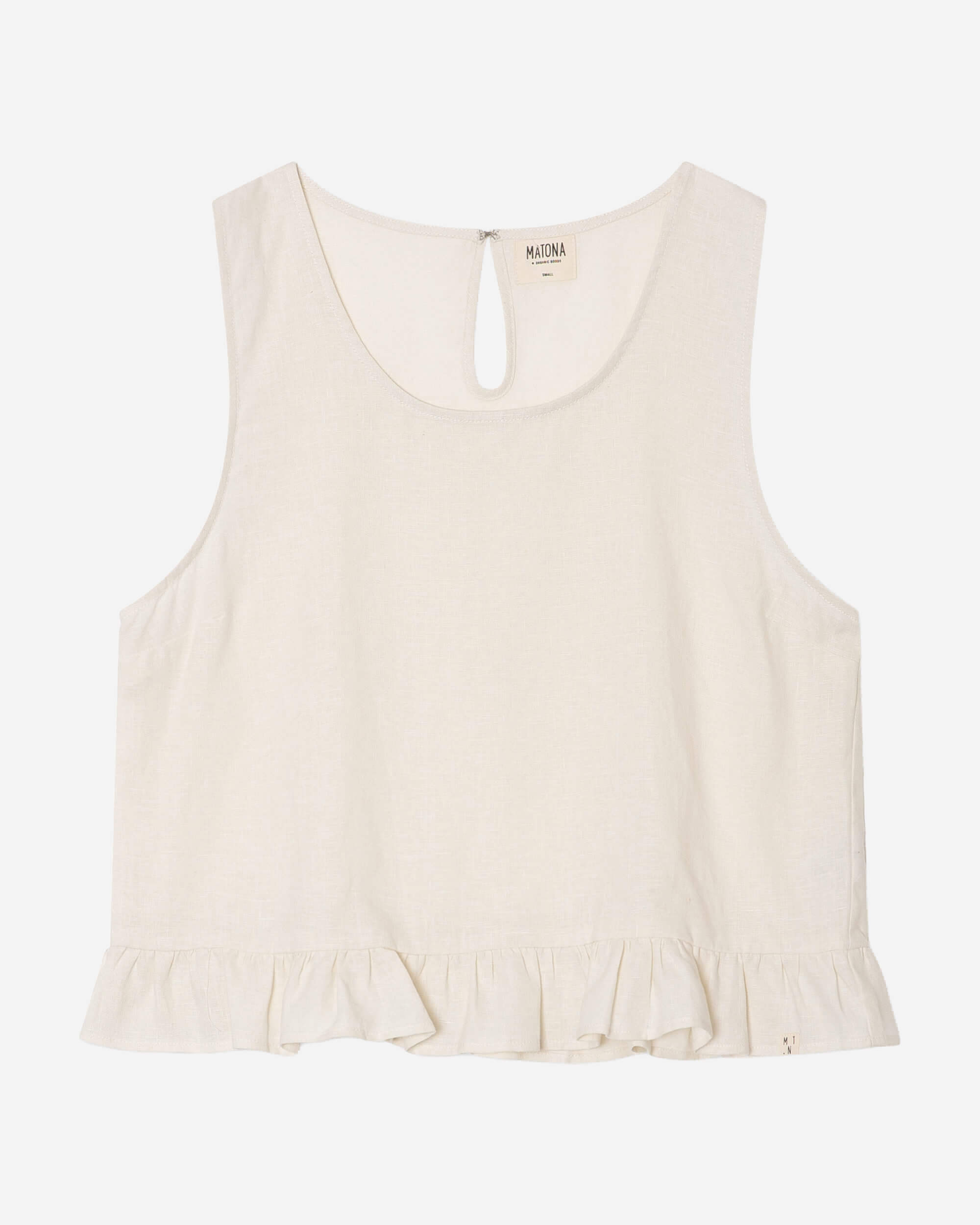 Gathered Top white