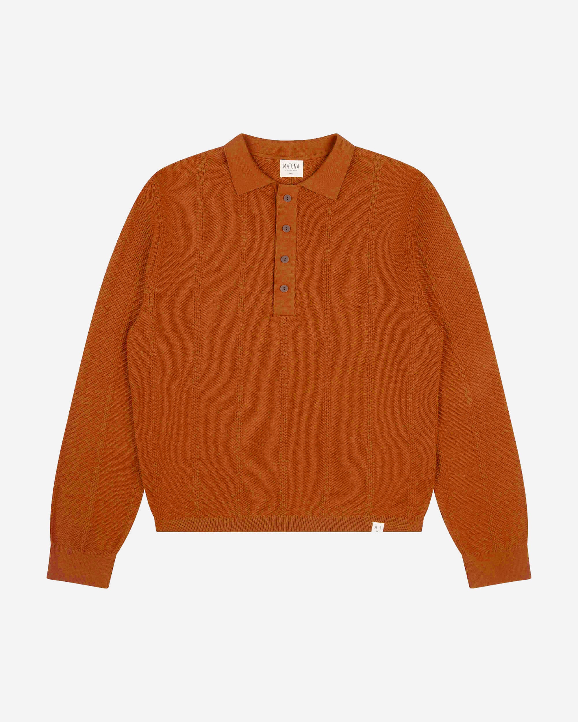Polo Knit Sweater pecan