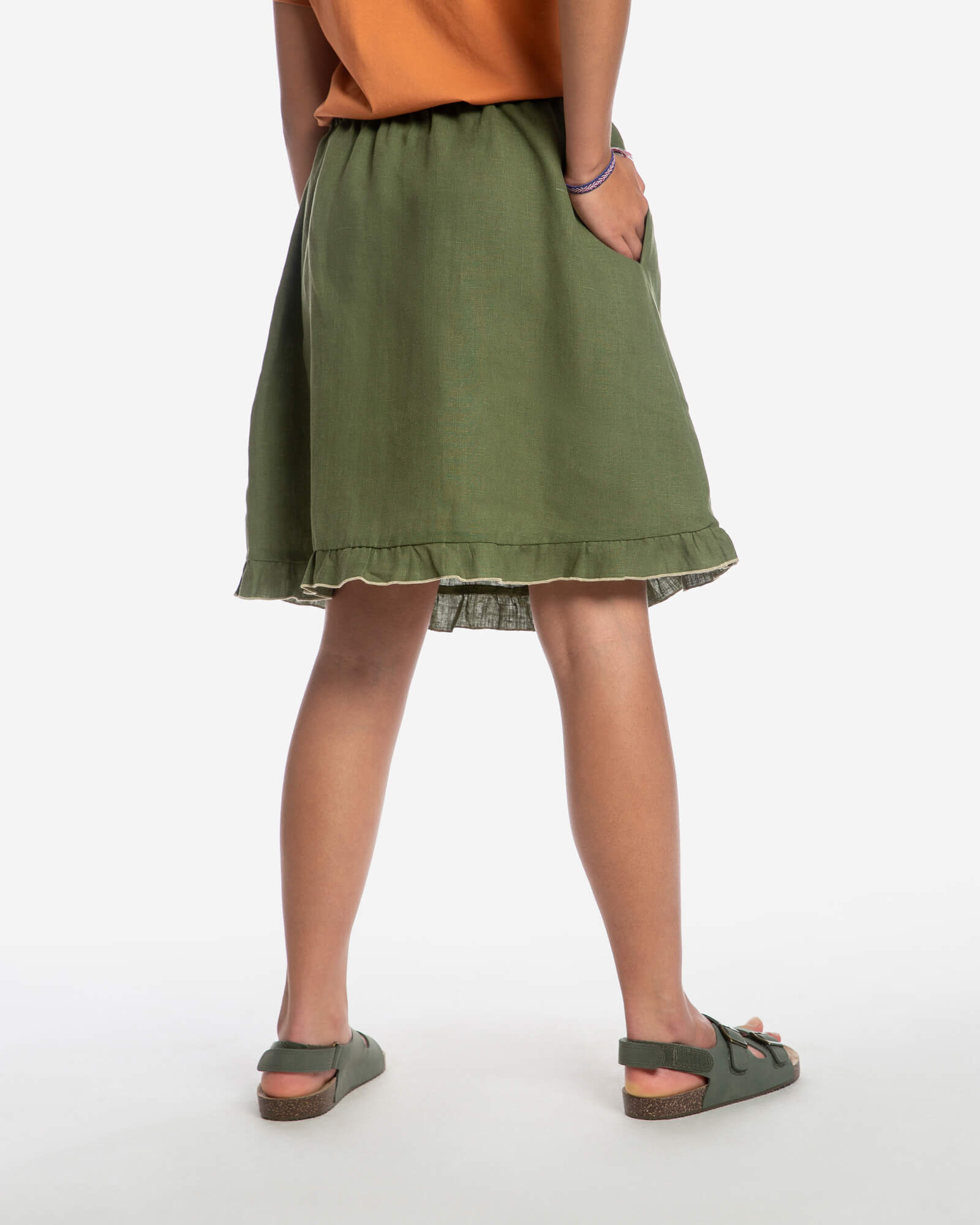 Frill Skirt olive