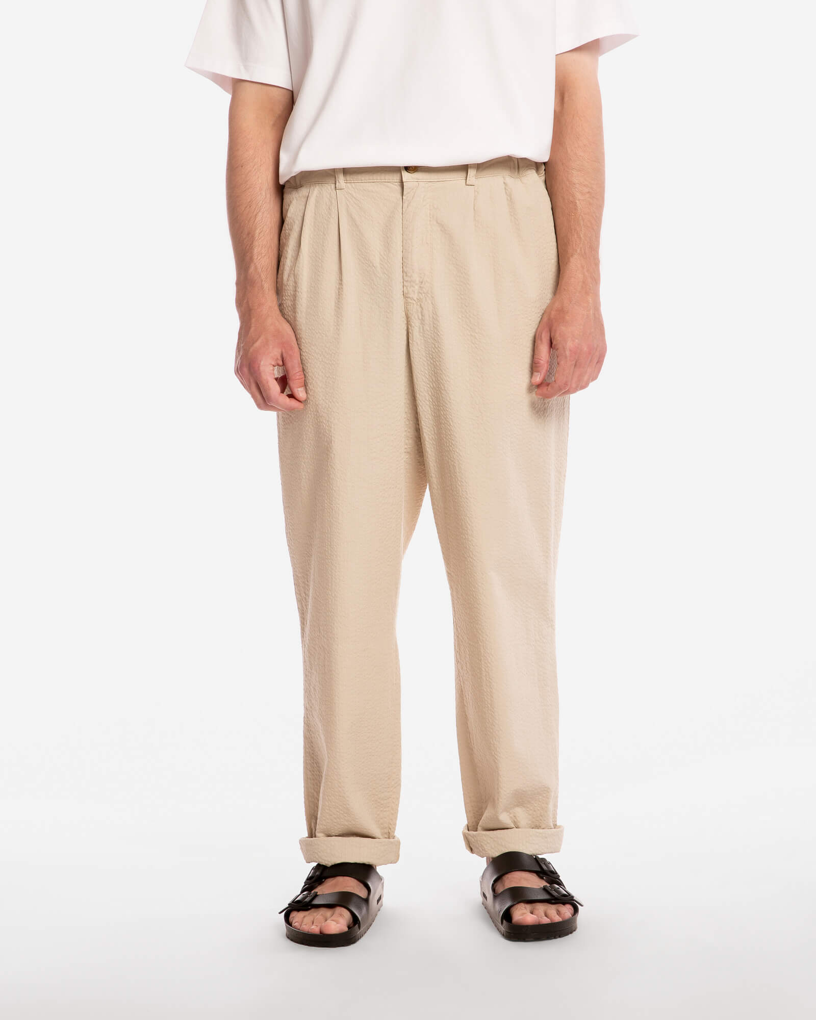 Seersucker Pants sand