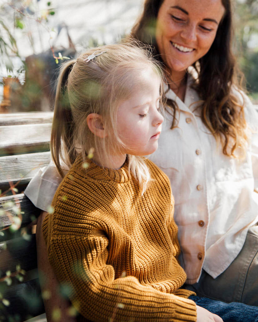 Regular Cotton Sweater Kids dune